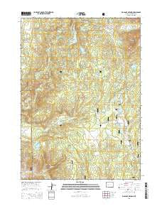 Big Sandy Opening Wyoming Current topographic map, 1:24000 scale, 7.5 X 7.5 Minute, Year 2015