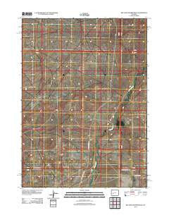Big Sandy Reservoir SE Wyoming Historical topographic map, 1:24000 scale, 7.5 X 7.5 Minute, Year 2012