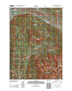 Big Sheep Mountain Wyoming Historical topographic map, 1:24000 scale, 7.5 X 7.5 Minute, Year 2012