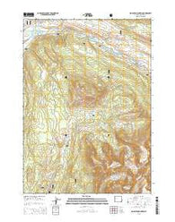 Big Sheep Mountain Wyoming Current topographic map, 1:24000 scale, 7.5 X 7.5 Minute, Year 2015