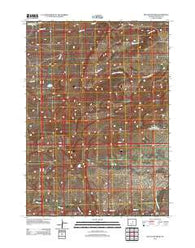 Big Sulfur Draw Wyoming Historical topographic map, 1:24000 scale, 7.5 X 7.5 Minute, Year 2012