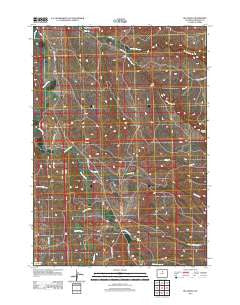 Big Trails Wyoming Historical topographic map, 1:24000 scale, 7.5 X 7.5 Minute, Year 2012