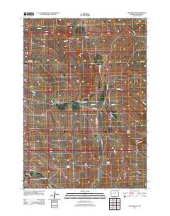 Big Trails NE Wyoming Historical topographic map, 1:24000 scale, 7.5 X 7.5 Minute, Year 2012