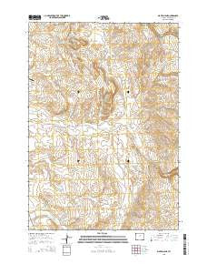 Big Trails NE Wyoming Current topographic map, 1:24000 scale, 7.5 X 7.5 Minute, Year 2015