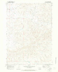 Bill 4 NE Wyoming Historical topographic map, 1:24000 scale, 7.5 X 7.5 Minute, Year 1970