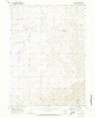Bill 4 NW Wyoming Historical topographic map, 1:24000 scale, 7.5 X 7.5 Minute, Year 1970