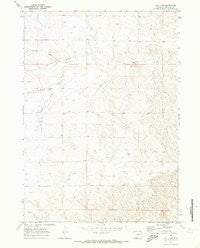 Bill 4 NW Wyoming Historical topographic map, 1:24000 scale, 7.5 X 7.5 Minute, Year 1970