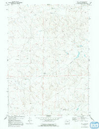 Bill 4 SW Wyoming Historical topographic map, 1:24000 scale, 7.5 X 7.5 Minute, Year 1970