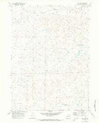 Bill 4 SW Wyoming Historical topographic map, 1:24000 scale, 7.5 X 7.5 Minute, Year 1970