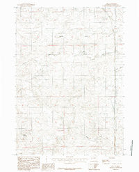 Bill Wyoming Historical topographic map, 1:24000 scale, 7.5 X 7.5 Minute, Year 1984