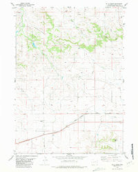 Bills Creek Wyoming Historical topographic map, 1:24000 scale, 7.5 X 7.5 Minute, Year 1981