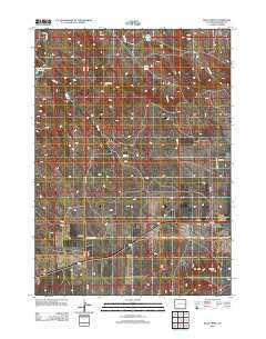 Bills Creek Wyoming Historical topographic map, 1:24000 scale, 7.5 X 7.5 Minute, Year 2012