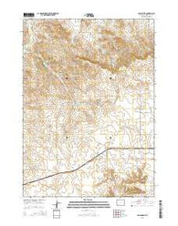 Bills Creek Wyoming Current topographic map, 1:24000 scale, 7.5 X 7.5 Minute, Year 2015