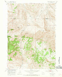 Birdseye Pass Wyoming Historical topographic map, 1:24000 scale, 7.5 X 7.5 Minute, Year 1951