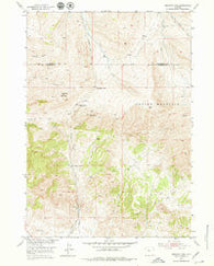 Birdseye Pass Wyoming Historical topographic map, 1:24000 scale, 7.5 X 7.5 Minute, Year 1951