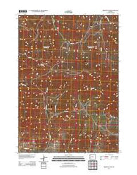 Birdseye Pass Wyoming Historical topographic map, 1:24000 scale, 7.5 X 7.5 Minute, Year 2012