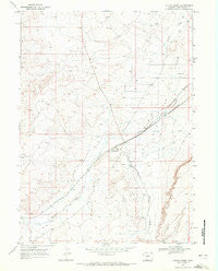 Bitter Creek Wyoming Historical topographic map, 1:24000 scale, 7.5 X 7.5 Minute, Year 1968