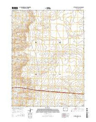 Bitter Creek NE Wyoming Current topographic map, 1:24000 scale, 7.5 X 7.5 Minute, Year 2015