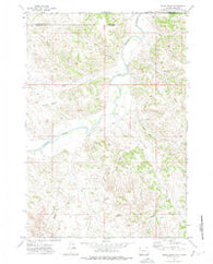 Black Draw Wyoming Historical topographic map, 1:24000 scale, 7.5 X 7.5 Minute, Year 1971