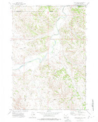 Black Draw Wyoming Historical topographic map, 1:24000 scale, 7.5 X 7.5 Minute, Year 1971