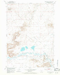 Black Rock Gap Wyoming Historical topographic map, 1:24000 scale, 7.5 X 7.5 Minute, Year 1951