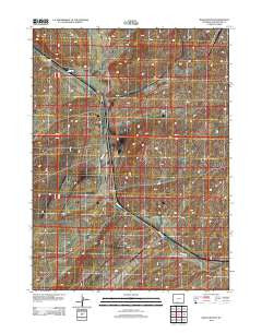 Black Buttes Wyoming Historical topographic map, 1:24000 scale, 7.5 X 7.5 Minute, Year 2012