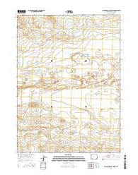 Black Rock Flat West Wyoming Current topographic map, 1:24000 scale, 7.5 X 7.5 Minute, Year 2015