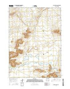 Black Rock Gap Wyoming Current topographic map, 1:24000 scale, 7.5 X 7.5 Minute, Year 2015