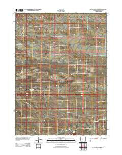 Black Rock North Wyoming Historical topographic map, 1:24000 scale, 7.5 X 7.5 Minute, Year 2012