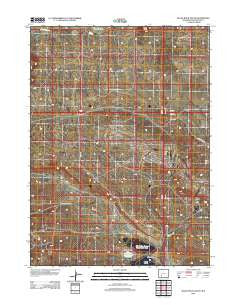 Black Rock South Wyoming Historical topographic map, 1:24000 scale, 7.5 X 7.5 Minute, Year 2012