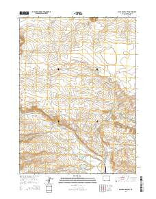 Black Rock South Wyoming Current topographic map, 1:24000 scale, 7.5 X 7.5 Minute, Year 2015