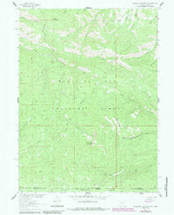 Blackhall Mountain Wyoming Historical topographic map, 1:24000 scale, 7.5 X 7.5 Minute, Year 1961
