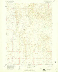 Blackjack Ranch Wyoming Historical topographic map, 1:24000 scale, 7.5 X 7.5 Minute, Year 1959