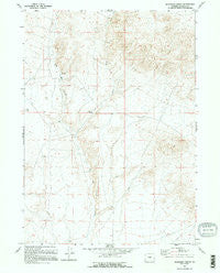 Blackjack Ranch Wyoming Historical topographic map, 1:24000 scale, 7.5 X 7.5 Minute, Year 1959