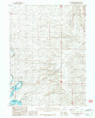 Blacks Fork Bridge Wyoming Historical topographic map, 1:24000 scale, 7.5 X 7.5 Minute, Year 1987