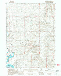 Blacks Fork Bridge Wyoming Historical topographic map, 1:24000 scale, 7.5 X 7.5 Minute, Year 1987