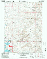 Blacks Fork Bridge Wyoming Historical topographic map, 1:24000 scale, 7.5 X 7.5 Minute, Year 1996