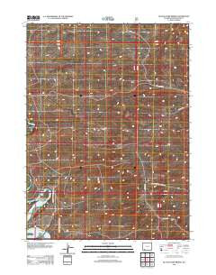 Blacks Fork Bridge Wyoming Historical topographic map, 1:24000 scale, 7.5 X 7.5 Minute, Year 2012
