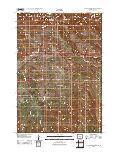 Blacktail Deer Creek Wyoming Historical topographic map, 1:24000 scale, 7.5 X 7.5 Minute, Year 2012