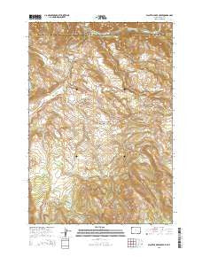 Blacktail Deer Creek Wyoming Current topographic map, 1:24000 scale, 7.5 X 7.5 Minute, Year 2015