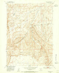 Blue Gulch Wyoming Historical topographic map, 1:24000 scale, 7.5 X 7.5 Minute, Year 1953