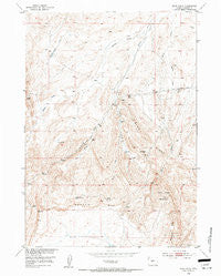 Blue Gulch Wyoming Historical topographic map, 1:24000 scale, 7.5 X 7.5 Minute, Year 1953