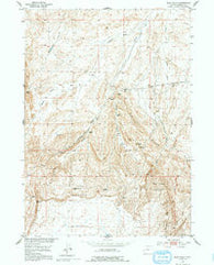 Blue Gulch Wyoming Historical topographic map, 1:24000 scale, 7.5 X 7.5 Minute, Year 1953
