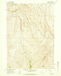 Blue Hill Wyoming Historical topographic map, 1:24000 scale, 7.5 X 7.5 Minute, Year 1960