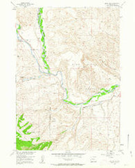 Blue Holes Wyoming Historical topographic map, 1:24000 scale, 7.5 X 7.5 Minute, Year 1952