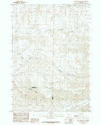 Blue Mesa East Wyoming Historical topographic map, 1:24000 scale, 7.5 X 7.5 Minute, Year 1985
