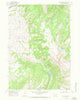 Blue Miner Lake Wyoming Historical topographic map, 1:24000 scale, 7.5 X 7.5 Minute, Year 1968