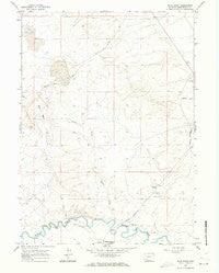 Blue Point Wyoming Historical topographic map, 1:24000 scale, 7.5 X 7.5 Minute, Year 1961