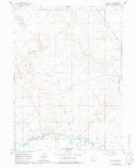 Blue Point Wyoming Historical topographic map, 1:24000 scale, 7.5 X 7.5 Minute, Year 1961