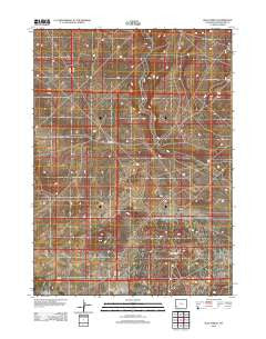 Blue Forest Wyoming Historical topographic map, 1:24000 scale, 7.5 X 7.5 Minute, Year 2012